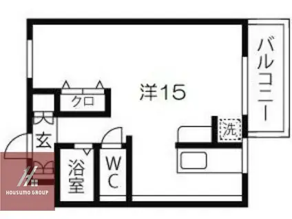 エルパラッツォ京橋(ワンルーム/3階)の間取り写真