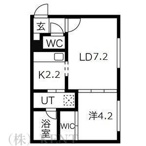ピノ・ノワール医大前(1LDK/4階)の間取り写真