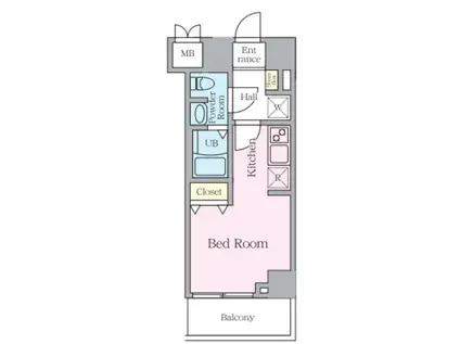 S-RESIDENCE妙典BROAD(ワンルーム/7階)の間取り写真