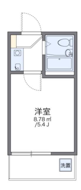レオパレス西川口第2(1K/2階)の間取り写真
