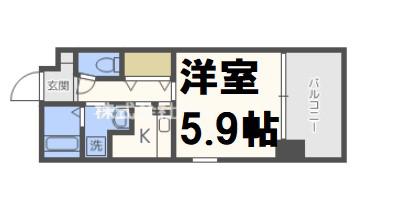 IL BIANCO(1K/2階)の間取り写真
