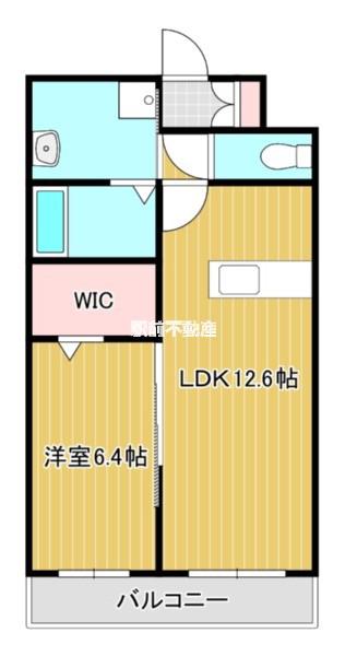 エルグランド二日市(1LDK/5階)の間取り写真