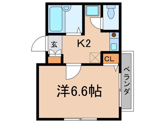 フォーシーズン上板橋(1K/5階)の間取り写真
