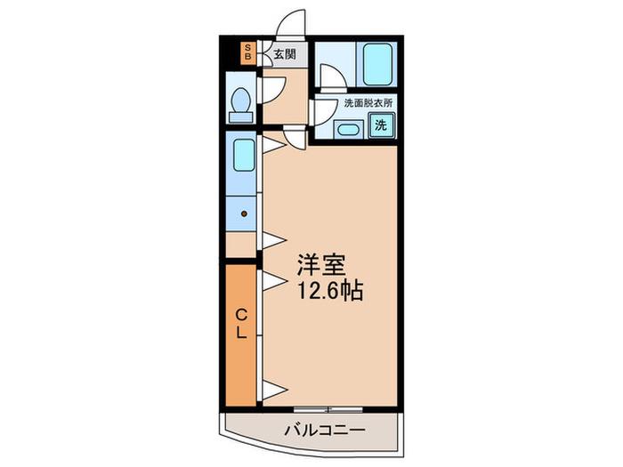 VILLA901(ワンルーム/2階)の間取り写真