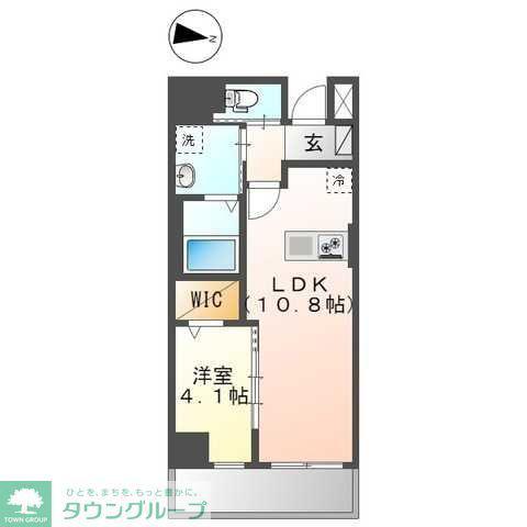 ベラビスタ木場(1LDK/2階)の間取り写真