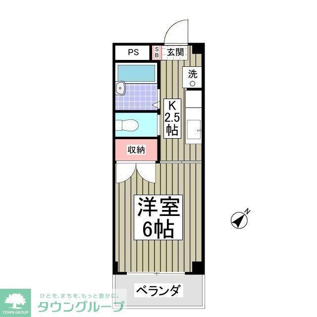 MESON STARCK(1K/3階)の間取り写真
