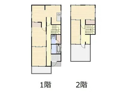 谷口第一ビル(4LDK/4階)の間取り写真