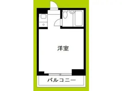 オーシャン恵美須(ワンルーム/5階)の間取り写真