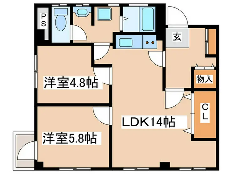 第2中村ビル 4階階 間取り