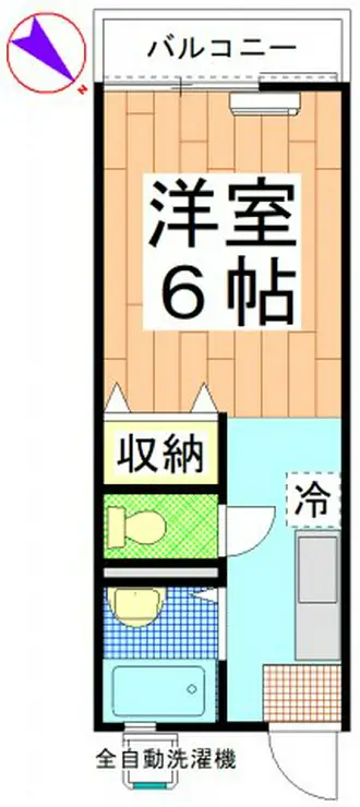 サンハイツのぶと 2階階 間取り