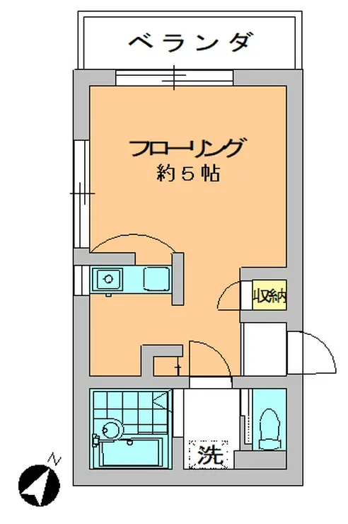 サンライズ壱番館 2階階 間取り