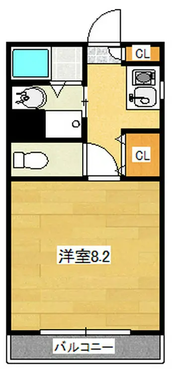 あい蘭道弐番館 2階階 間取り