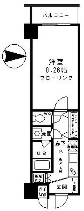 シルフィード東品川 7階階 間取り