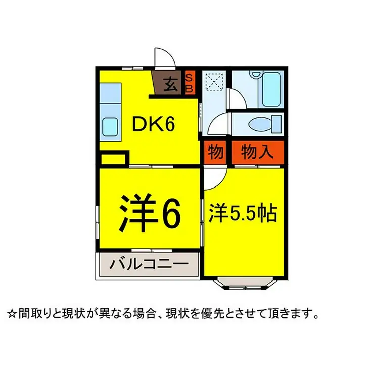 サンフィットS・K 2階階 間取り