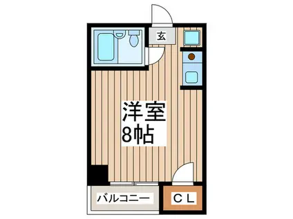 アミュート杉浦(ワンルーム/3階)の間取り写真