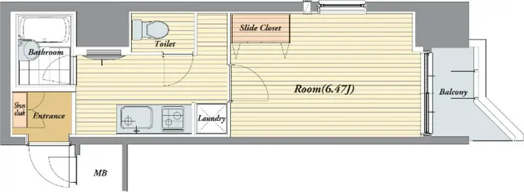セリュークス板橋本町 8階階 間取り