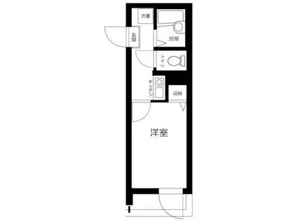 APT西新井(1K/1階)の間取り写真