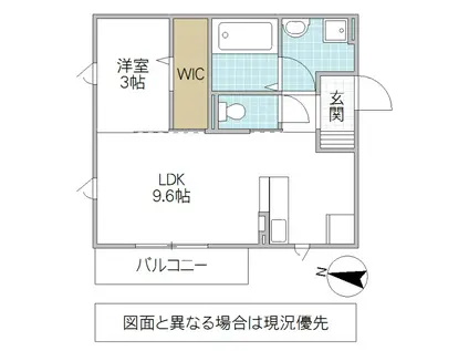 ROYAL PARK HIMEKO J(1LDK/3階)の間取り写真