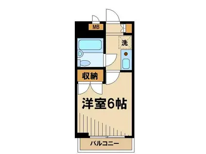 コスモリード国分寺(1K/5階)の間取り写真