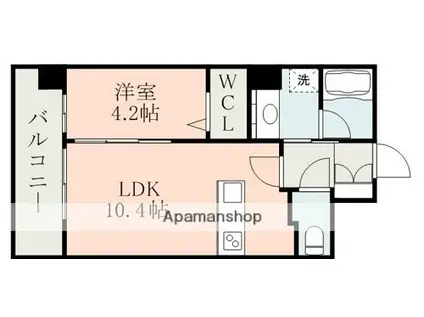 グランフェリーチェ並木坂(1LDK/3階)の間取り写真
