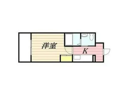 HF愛宕橋レジデンス(1K/3階)の間取り写真