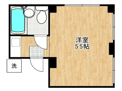 NOREASON目白台(ワンルーム/3階)の間取り写真