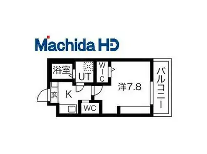 エヌエムキャトフヴァントワ(1K/3階)の間取り写真