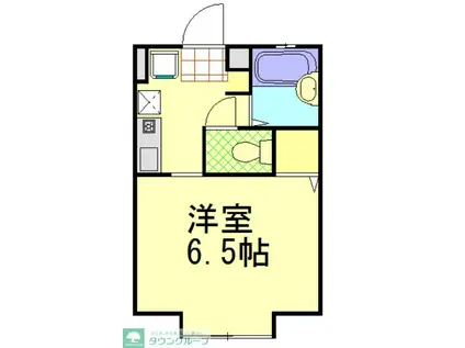 メゾンかんとうA(1K/2階)の間取り写真