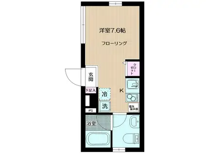 コローナ赤羽(ワンルーム/5階)の間取り写真