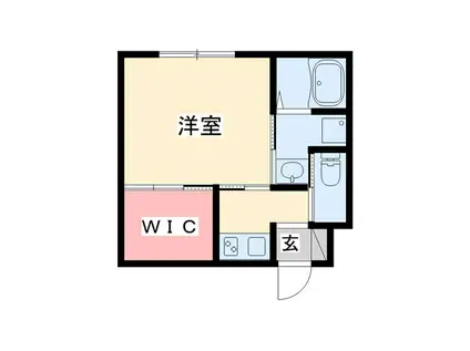 CLASS L2(1LDK/2階)の間取り写真