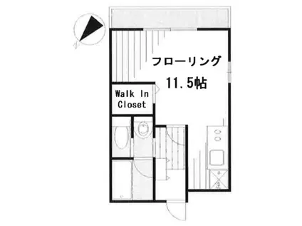 ラ・トゥール白楽(ワンルーム/3階)の間取り写真