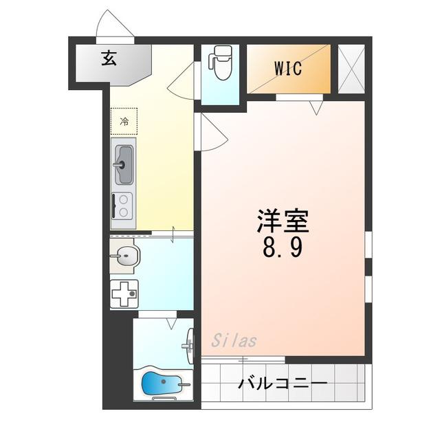 フジパレス百舌鳥駅南I番館(1K/1階)の間取り写真