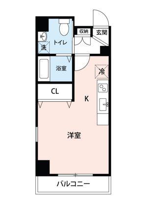 マイナビSTAY幕張本郷(ワンルーム/3階)の間取り写真