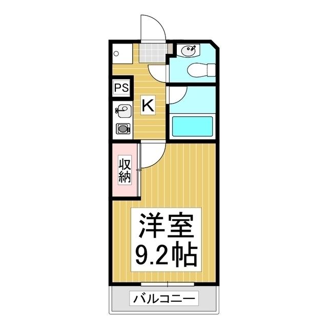 元町ビルディング(1K/4階)の間取り写真