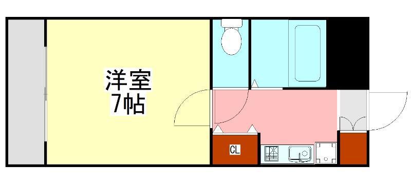 セルシオ近大東(1K/2階)の間取り写真