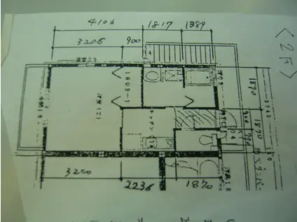 ハイム武(1K/2階)の間取り写真