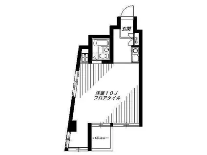 サンコート南台(ワンルーム/3階)の間取り写真