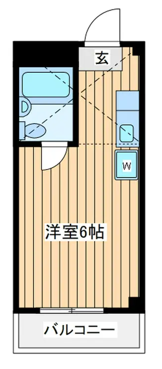 ルーデンス川崎 2階階 間取り