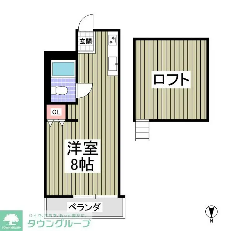 ロフティCP 1階階 間取り