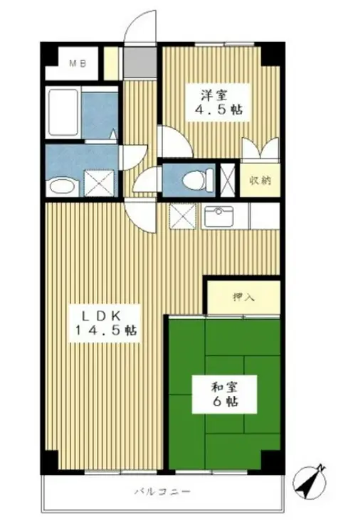 ラリーグラス 3階階 間取り