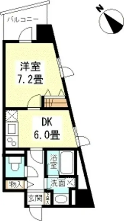 TKフラッツ渋谷 5階階 間取り