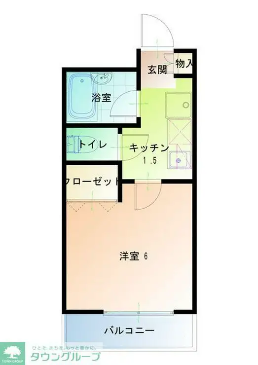 アダージョ 3階階 間取り