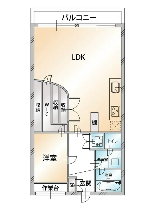 白金台ローヤルコーポ 3階階 間取り