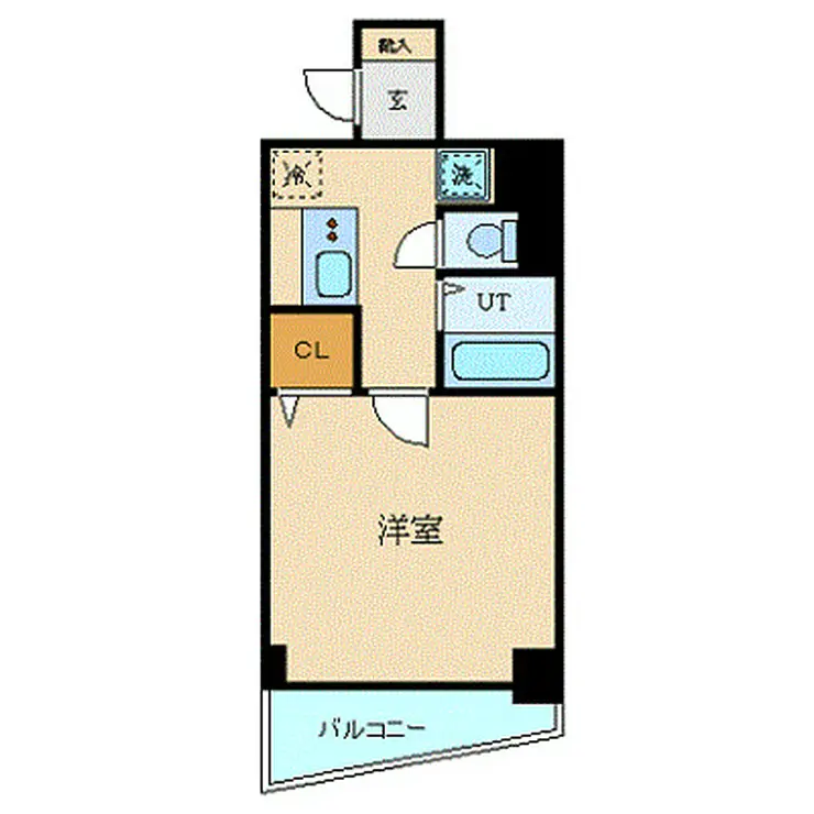 スカイコート渋谷初台 4階階 間取り