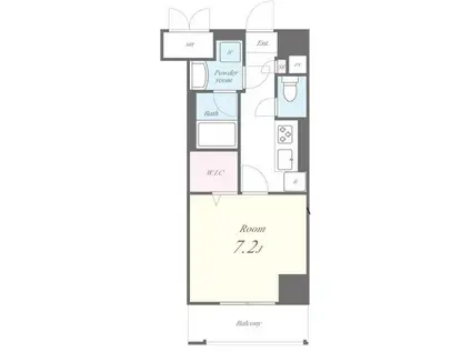 親水令和(1K/3階)の間取り写真