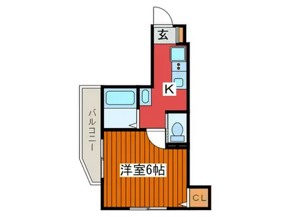 RAFFINA ARAIJUKU(1K/3階)の間取り写真