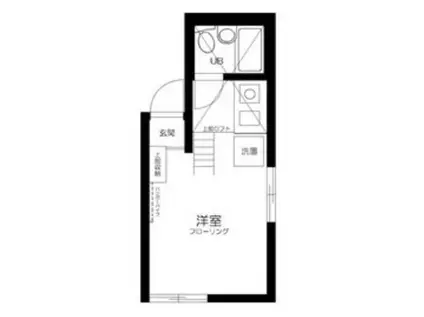 ユニオンコーポ高松(ワンルーム/1階)の間取り写真