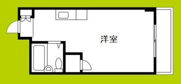 モアハイツ(ワンルーム/3階)の間取り写真