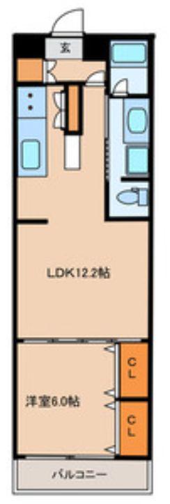 ZCO並木ビル1ST(1LDK/3階)の間取り写真