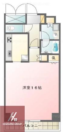 桃山台アルビラ(1K/2階)の間取り写真